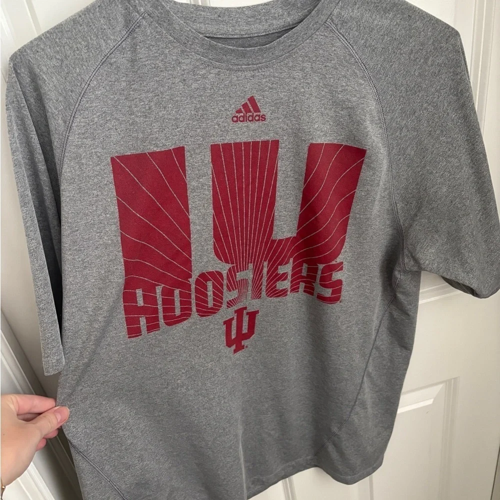 Adidas Indiana Hoosiers Climalite Tee Men’s Medium